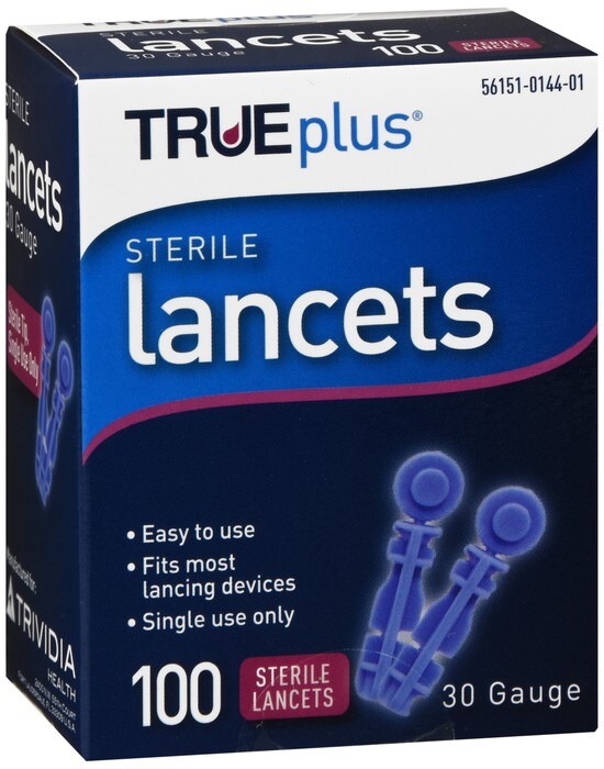 TRUEplus Sterile Lancets 30G 100 EA