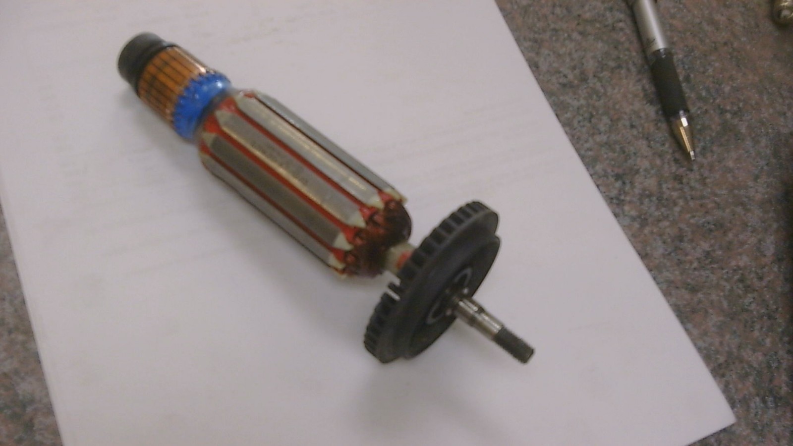 N490499 NEW# NA038954 ARMATURE FOR DEWALT GRINDER