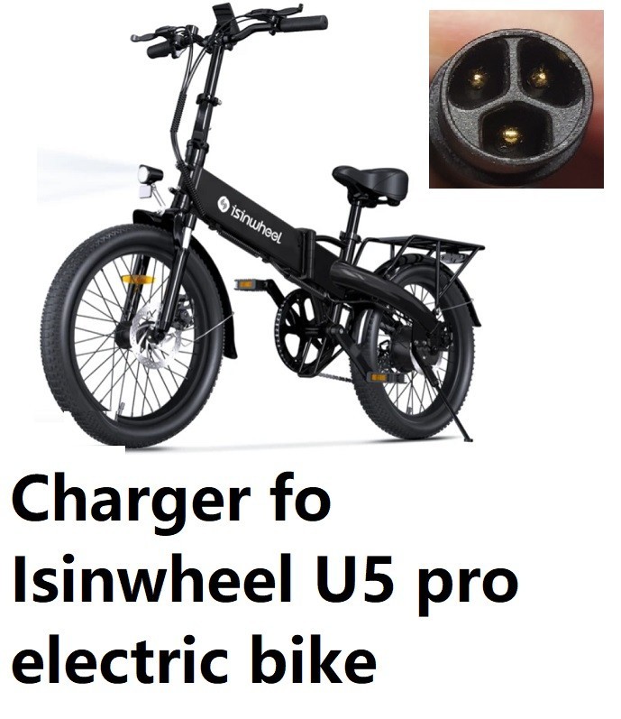 🔥AC Adapter battery Charger for 48v Isinwheel u5 pro ebike electric bike