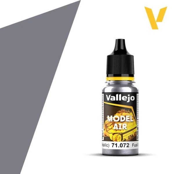 Vallejo Model Air 71.072 Metallic Gunmetal 18ml