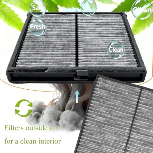 A26280 C38175 Engine and Cabin Air Filter Set Compatible with Mazda 6 2014