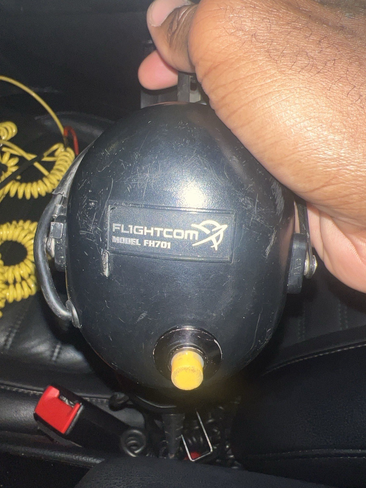 FlightCom Aviation Aircraft Headset