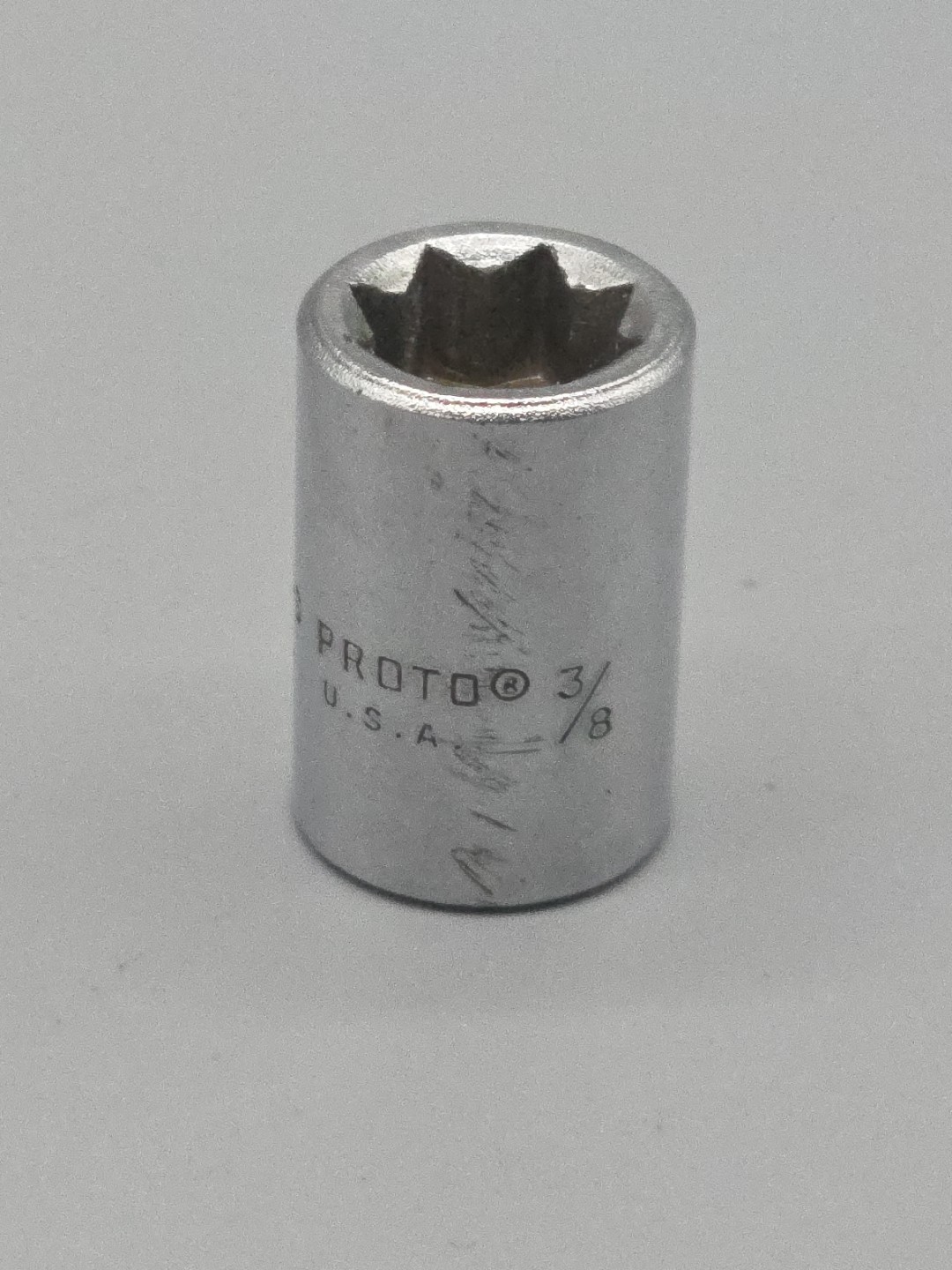 Proto Professional 5212S 3/8-Inch Drive Socket - 8 Point Square Nuts