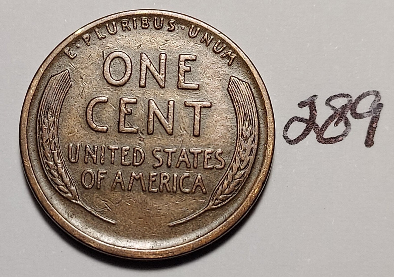 1929-D Lincoln Wheat Cent EXTREMELY FINE #289