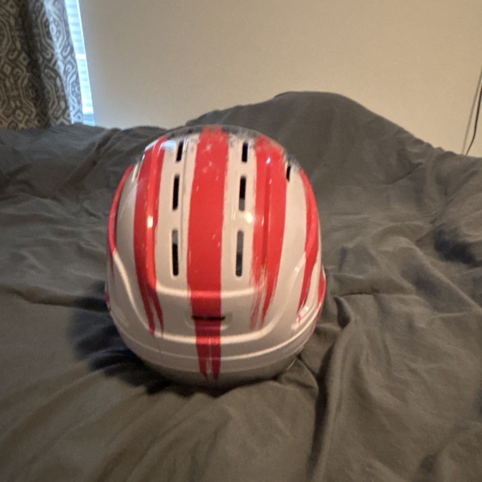 adidas GSH3A Senior Baseball Helmet Jaw Guard American Flag 7-7 5/8