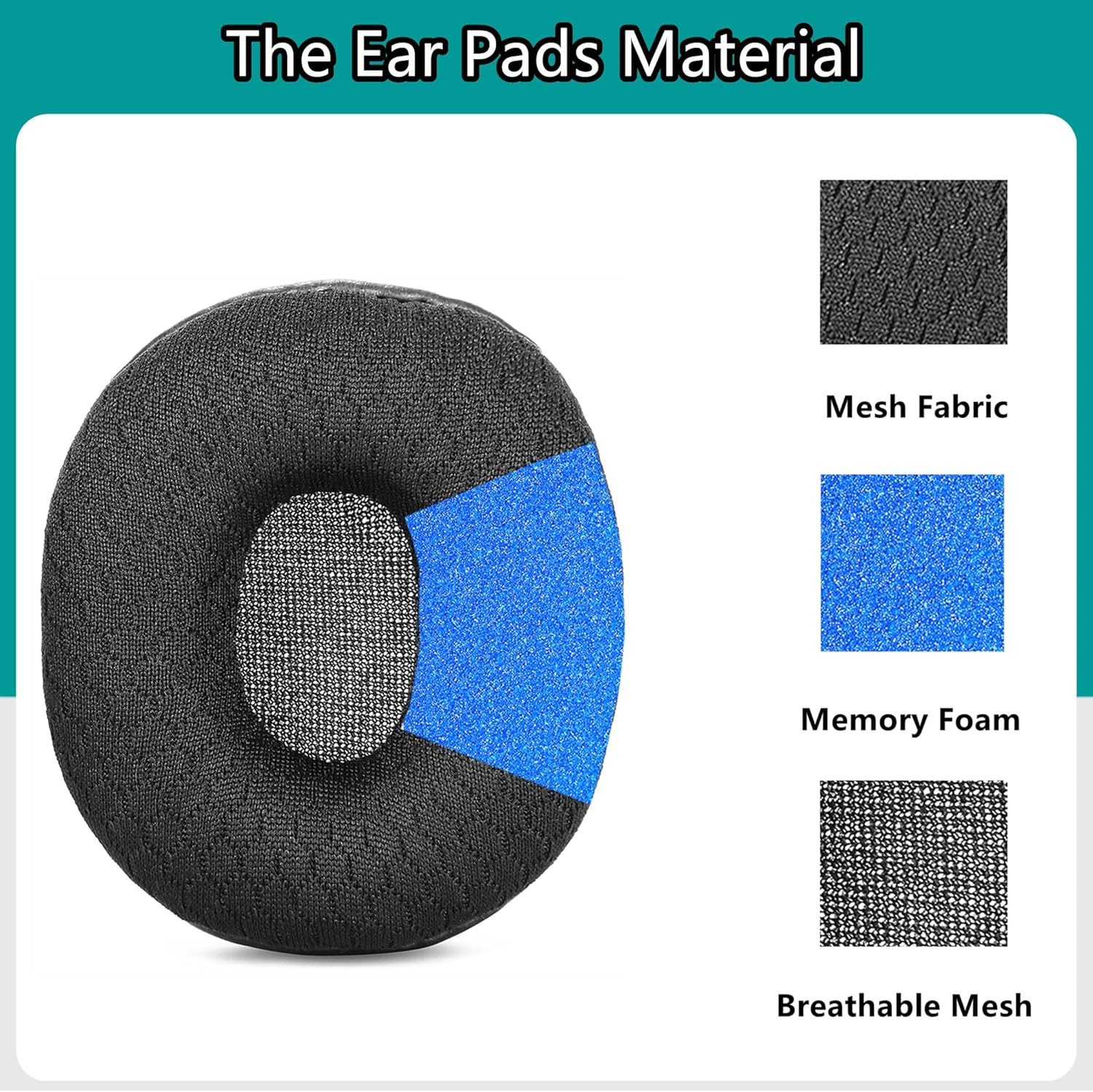 Earpads Replacement Compatible with VXI Blueparrott B350XT B350 XT (Version 1) 2