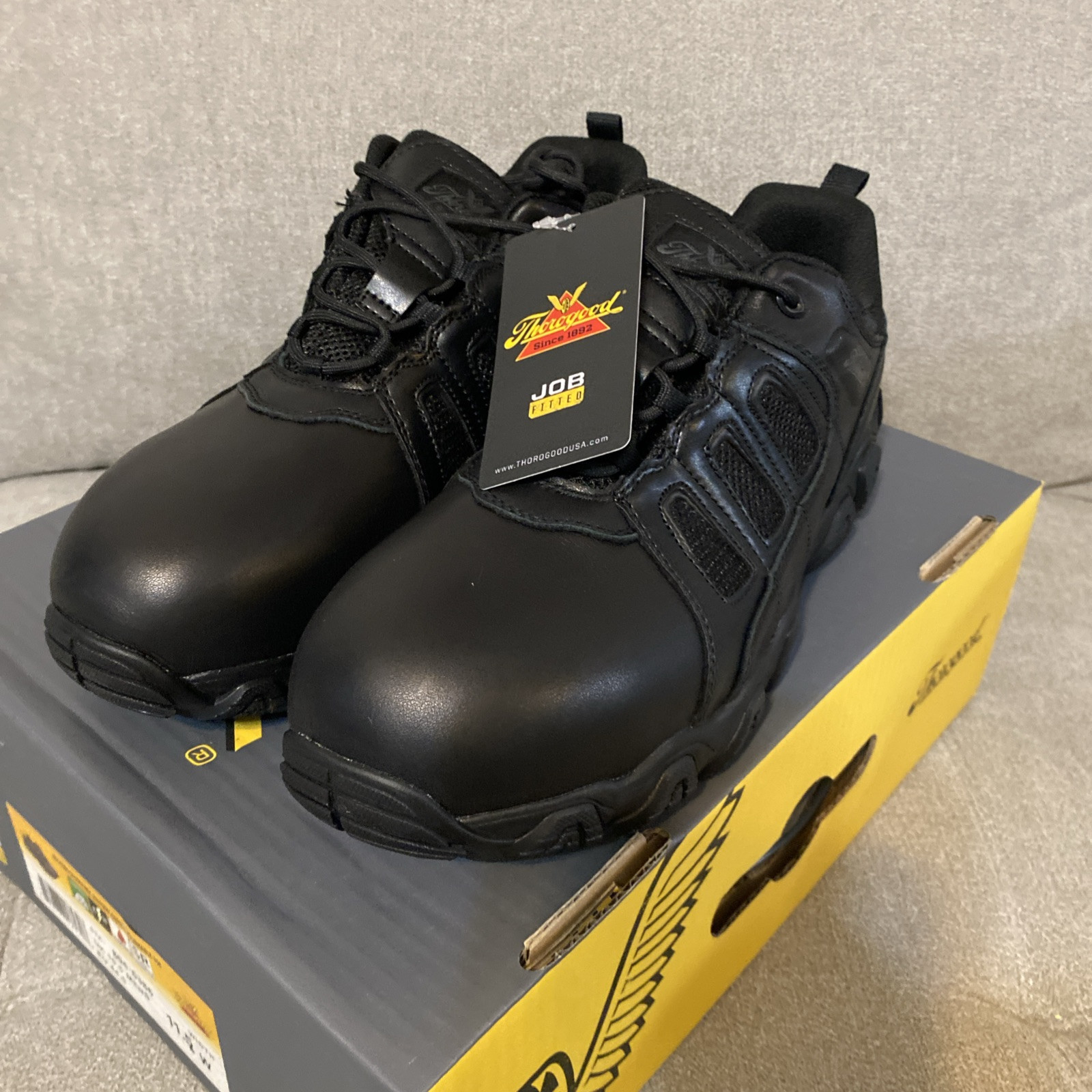 THOROGOOD 10.5 W CROSSTREX POLISH OXFORD WATERPROOF SAFETY TOE Shoes 804-6386