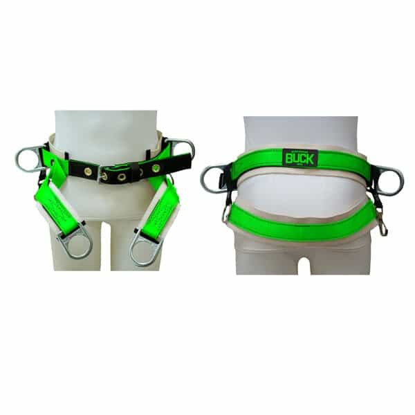 NEW Buckingham "BUCK 1381-L 4-Dee Wideback Saddle Climbing Harness/Belt Buck