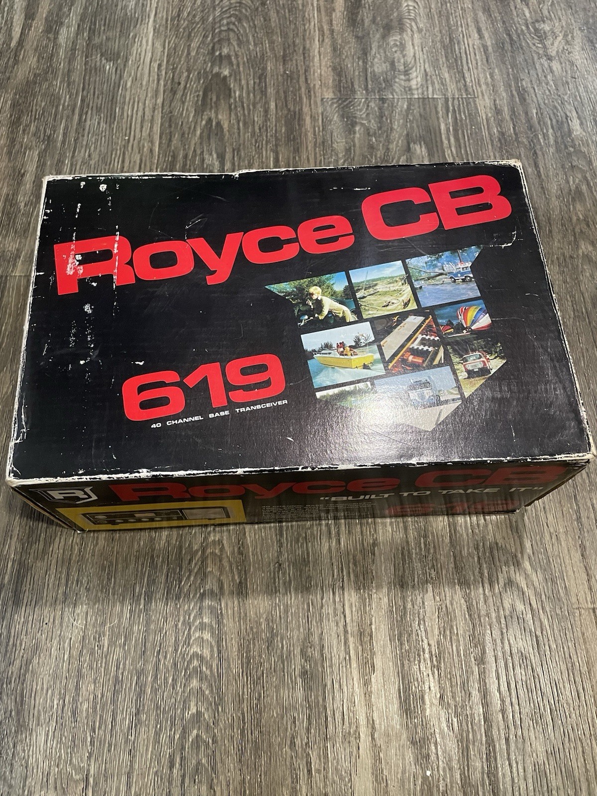 Royce 619 CB Base Station Radio, 40 Channels, AM, Black