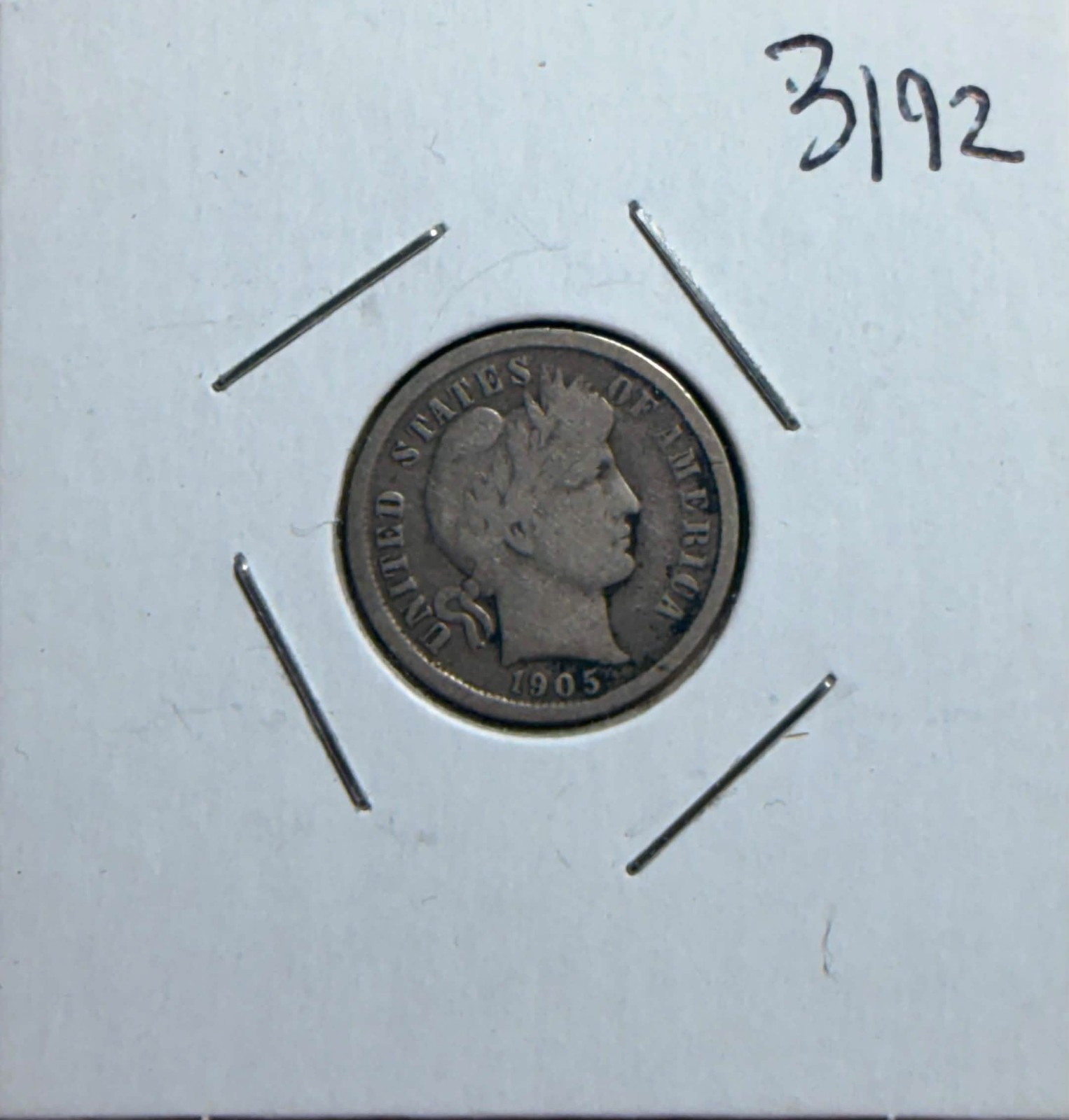 1905 Barber Dime - As Shown! (#3192)
