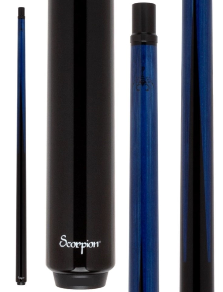 Scorpion SCO122 Pool Cue w/ Carbon Fiber Shaft