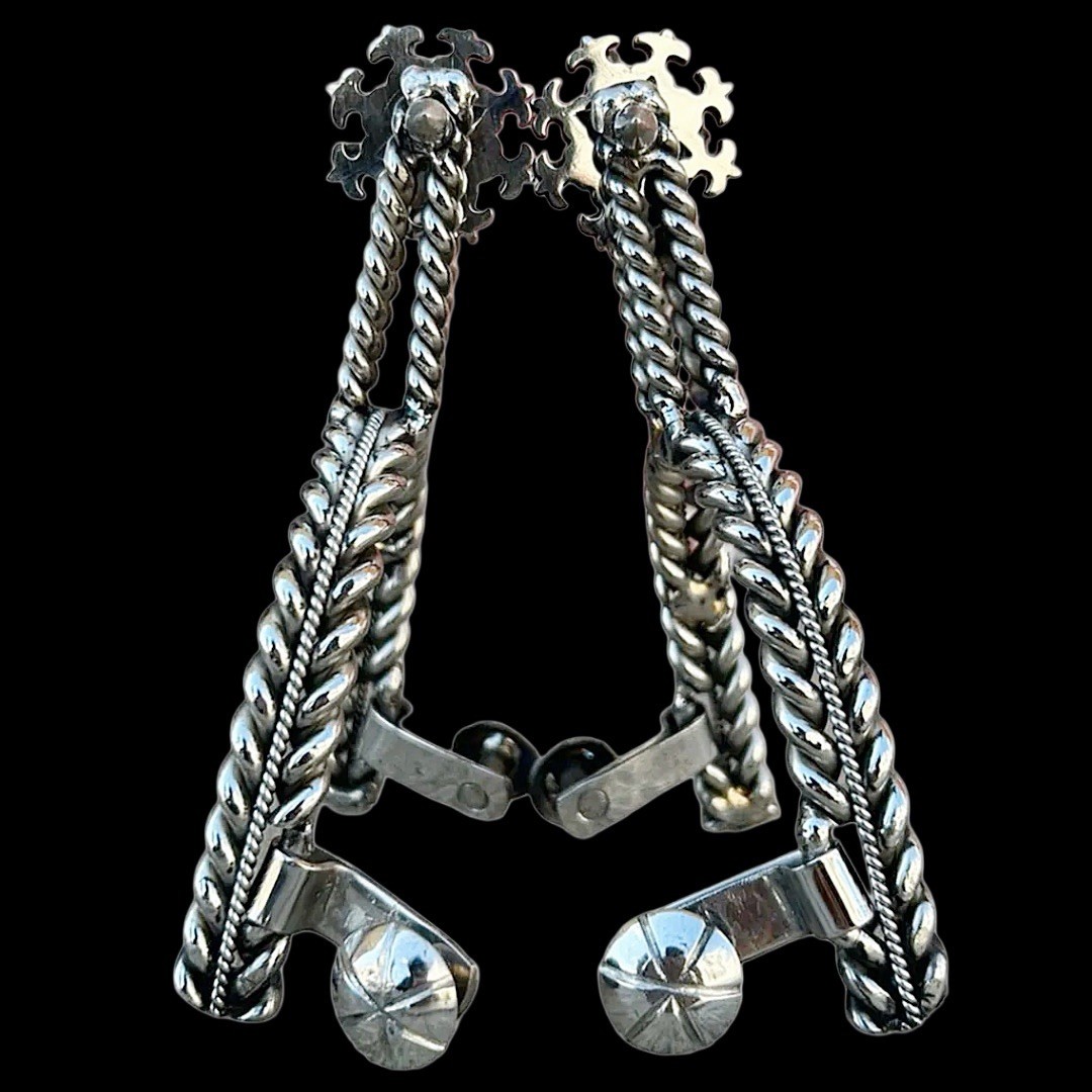 Mexican CHARRO SPURS ESPUELAS Charras Style Charreria HORSE Boot Gear Mexico