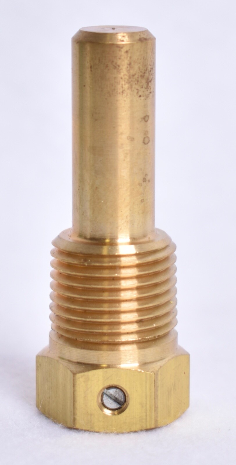 Treice 2" Brass Threaded Thermometer Well 566374