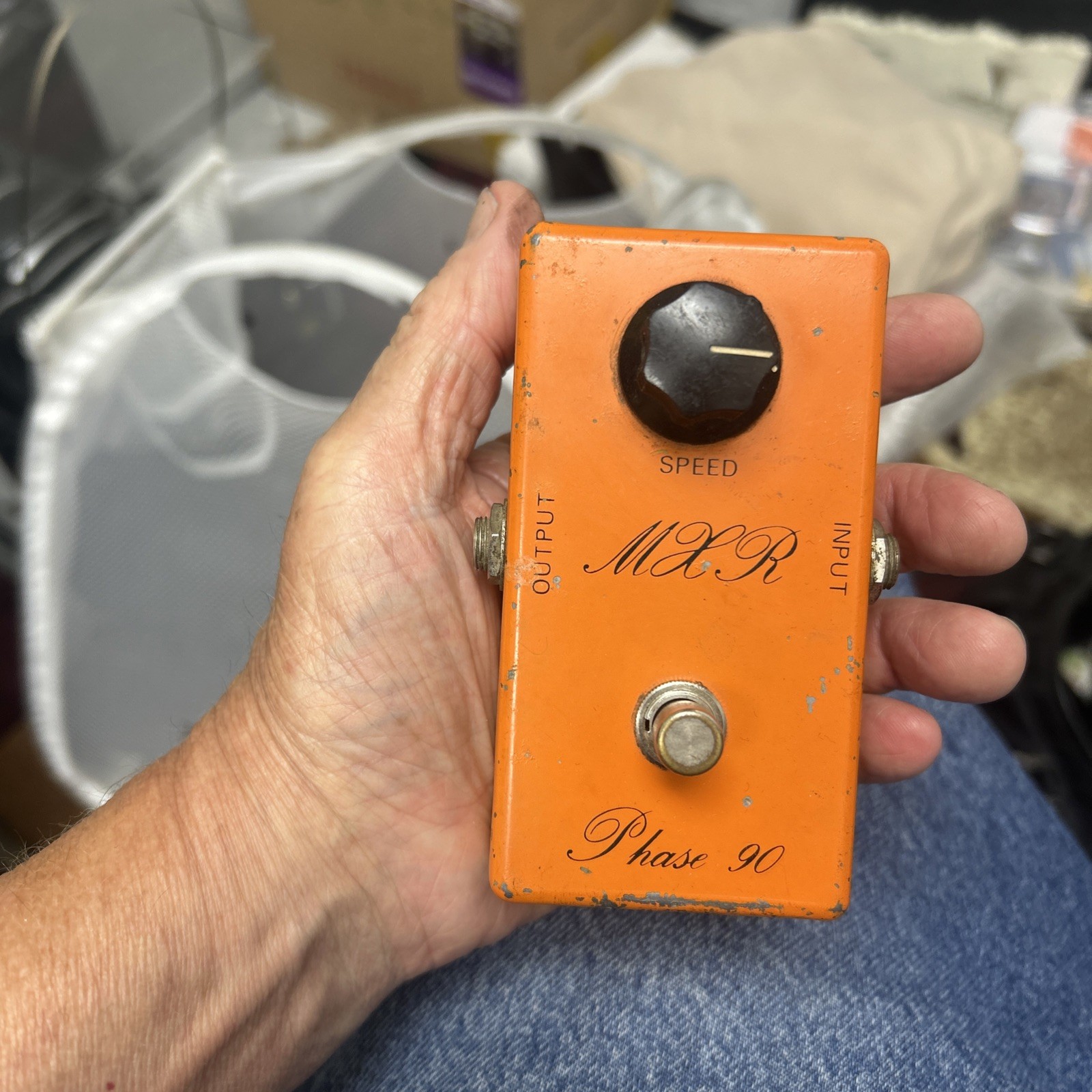 MXR MX-101 Phase 90 Phaser Script Logo Vintage 1974 Bud Box Guitar Effect Pedal