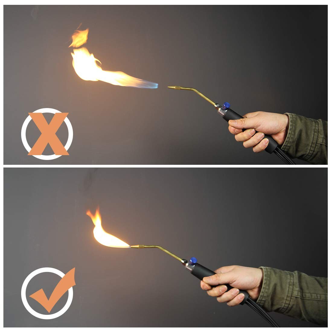 Efficient Welding Torch System with Maximum Flame Temperature for Professionals