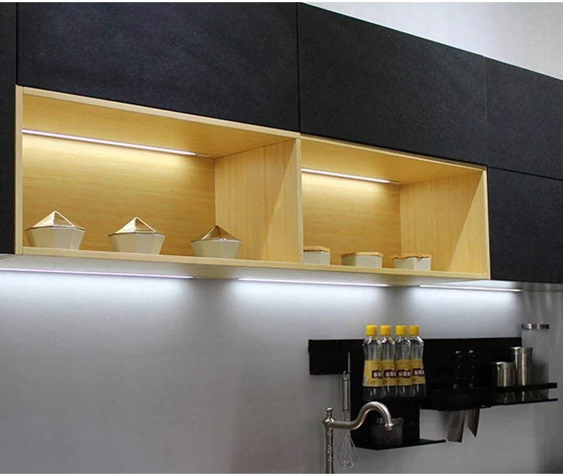 USB 5V LED Under Cabinet Light Hand Wave Sensor Kitchen Closet Lamp Strip