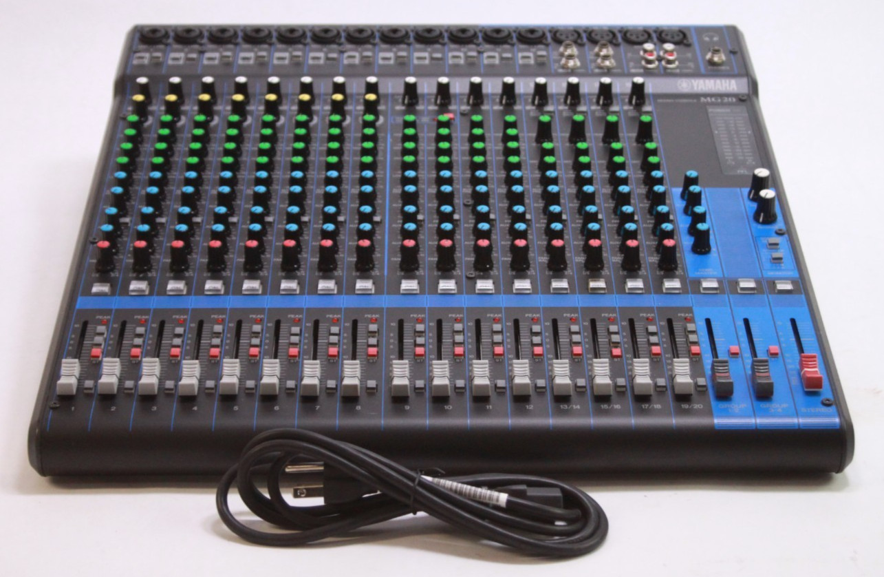 Yamaha MG20 20-Channel Analog Mixer Fully Tested UGBP01007 No R/M