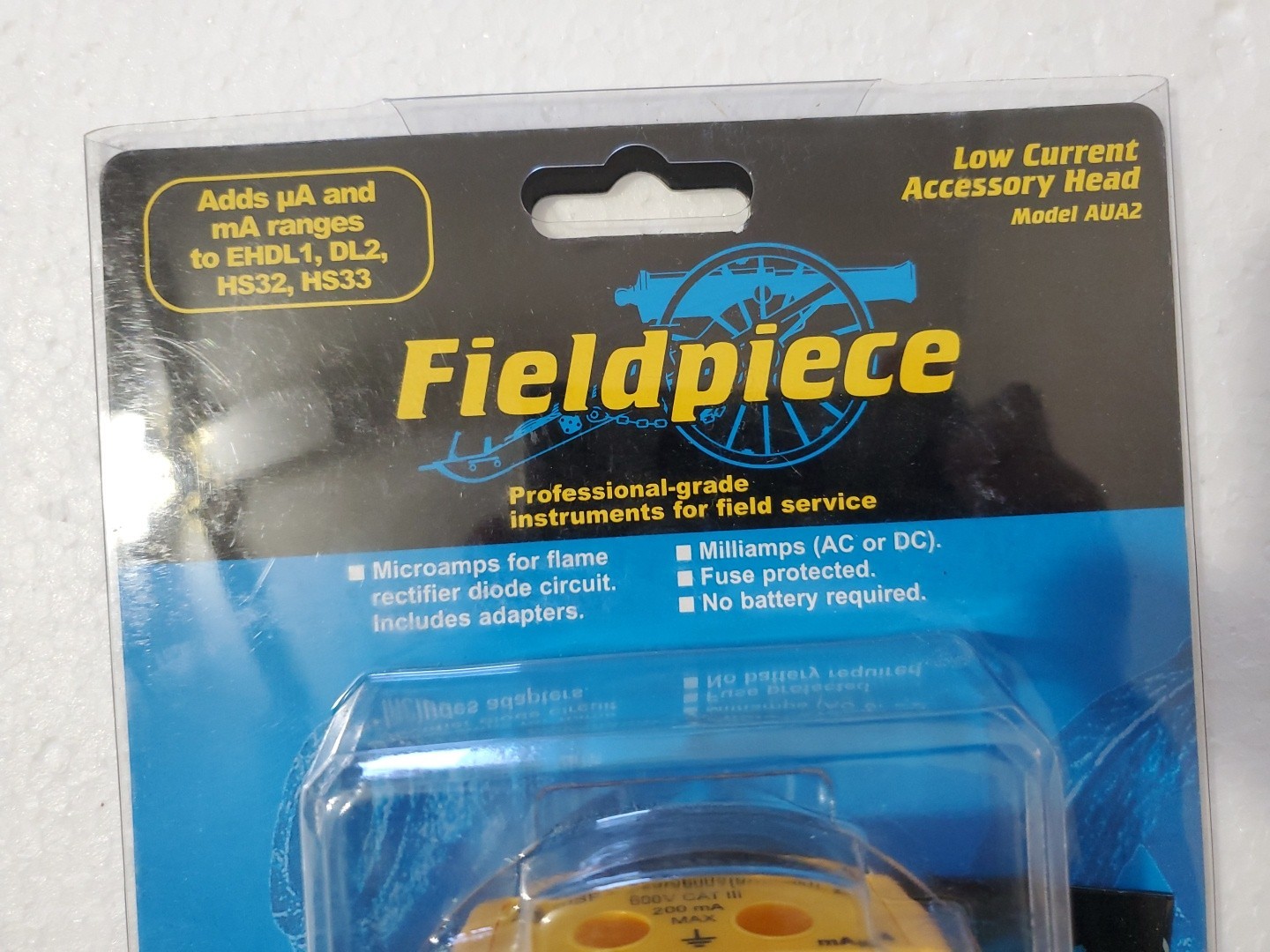 Fieldpiece Microamp and Milliamp Accessory Head AUA2 - HVAC TEST TOOL