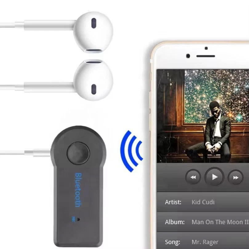Bluetooth audio receiver car adapter cable car 3.5mm aux jack USB receiver