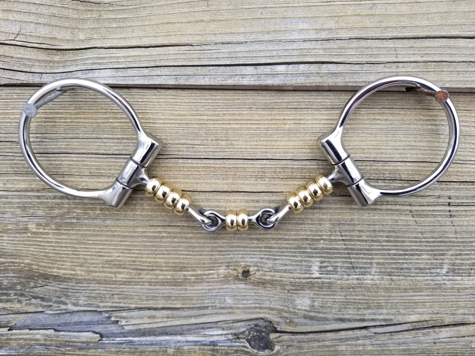 D Ring Dogbone Bit with Brass Bead Rollers