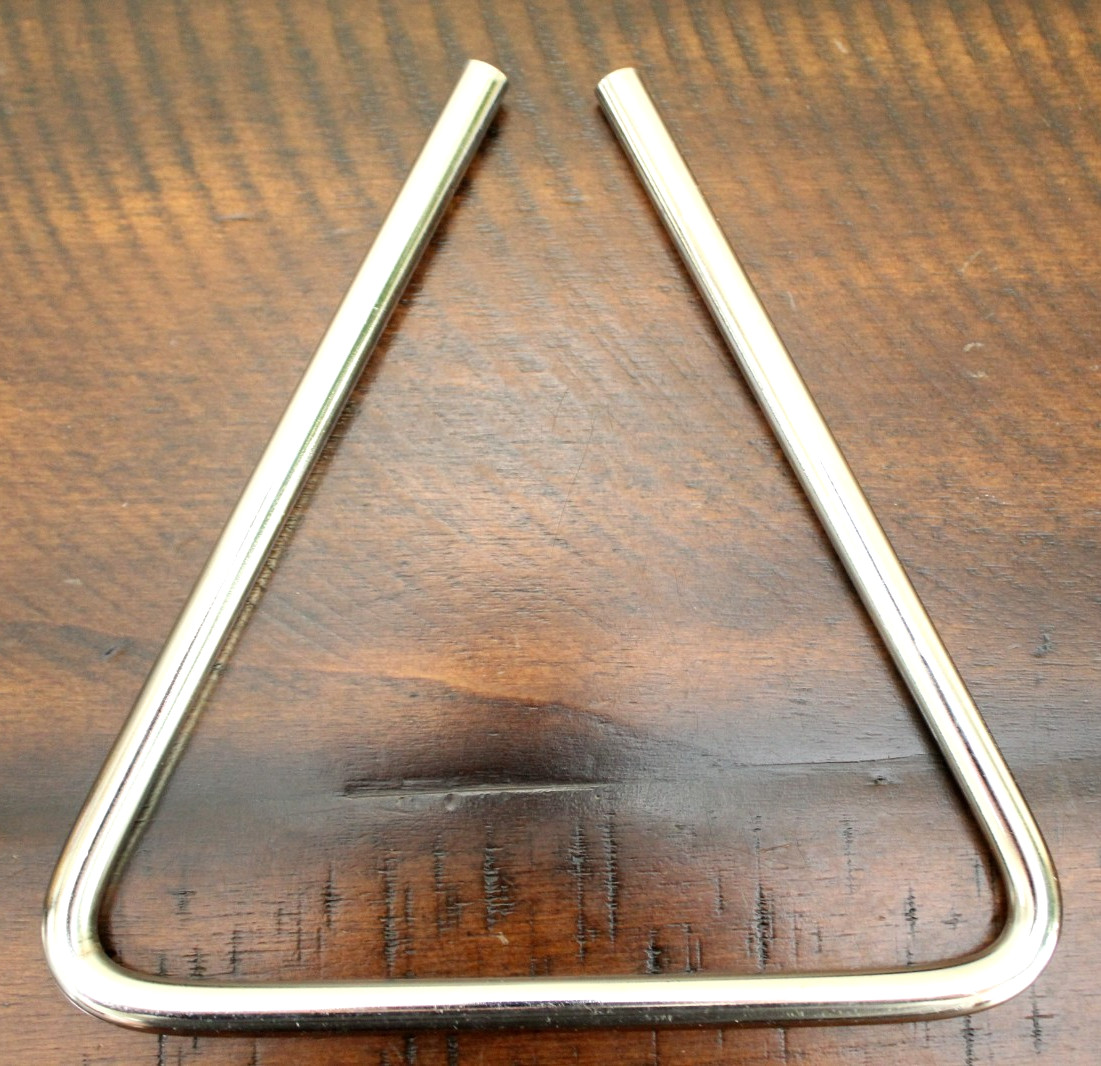 6" TRIANGLE Musical Percussion Instrument No Striker