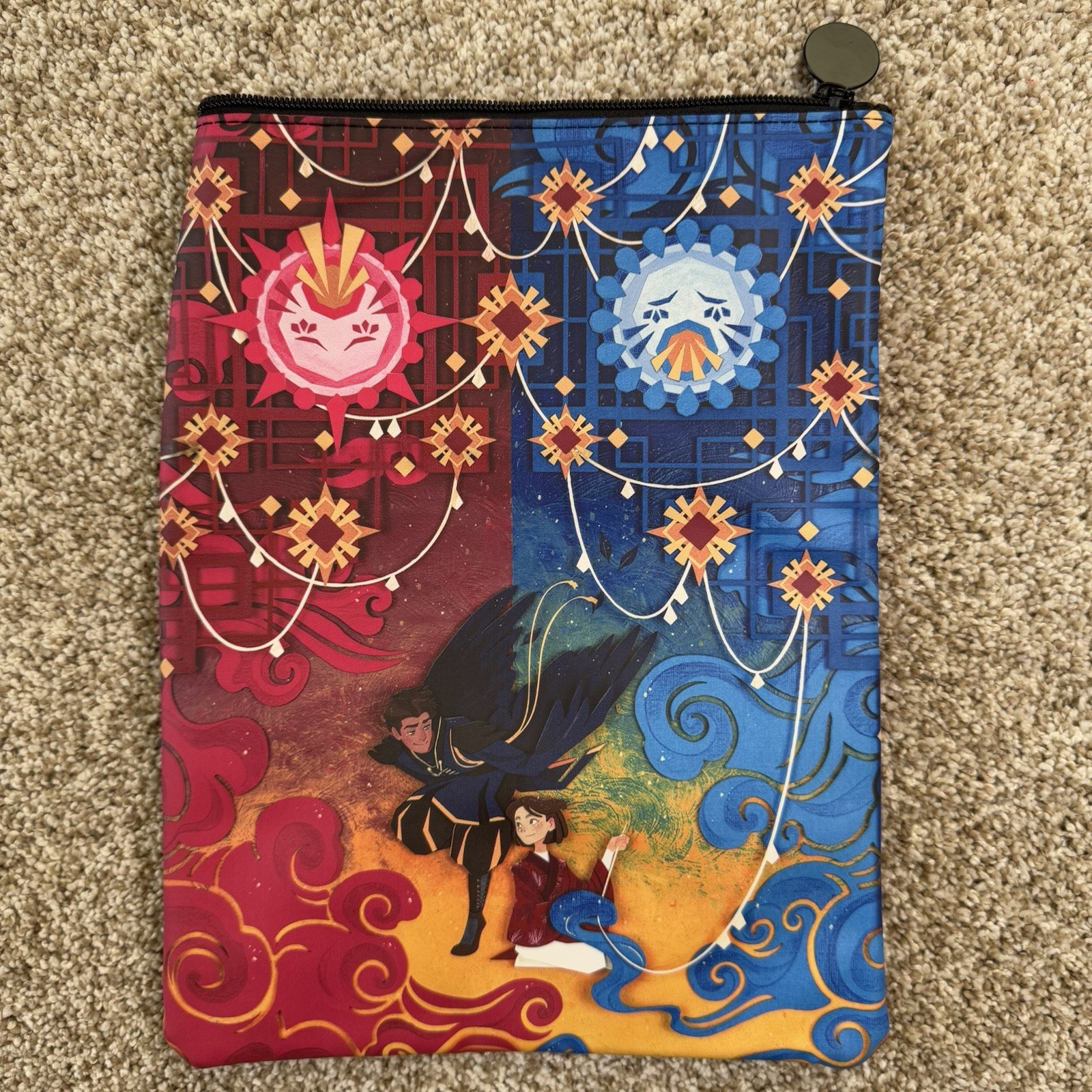 Fairyloot Fantasy Spin The Dawn Elizabeth Lim Padded Book Sleeve