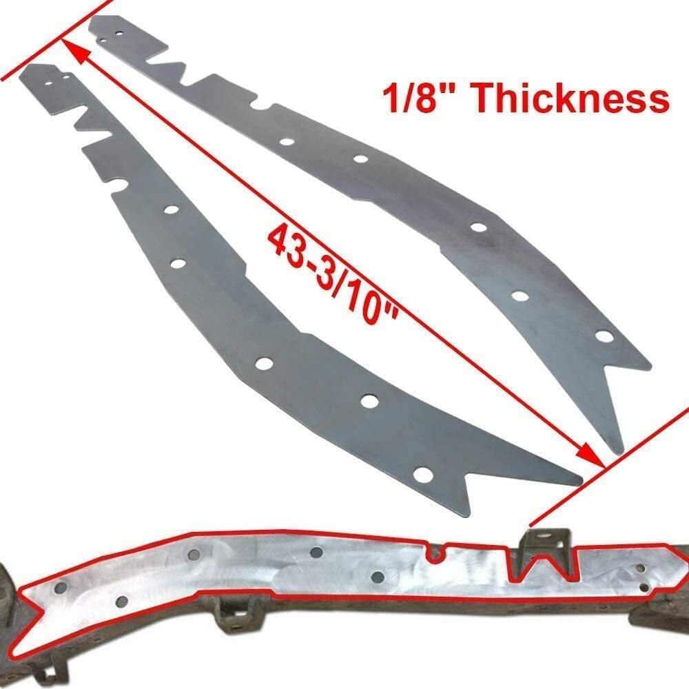 Mid Frame Rust Repair Kit + Frame Rust Repair Plate For Tacoma 96-04 Double Cab