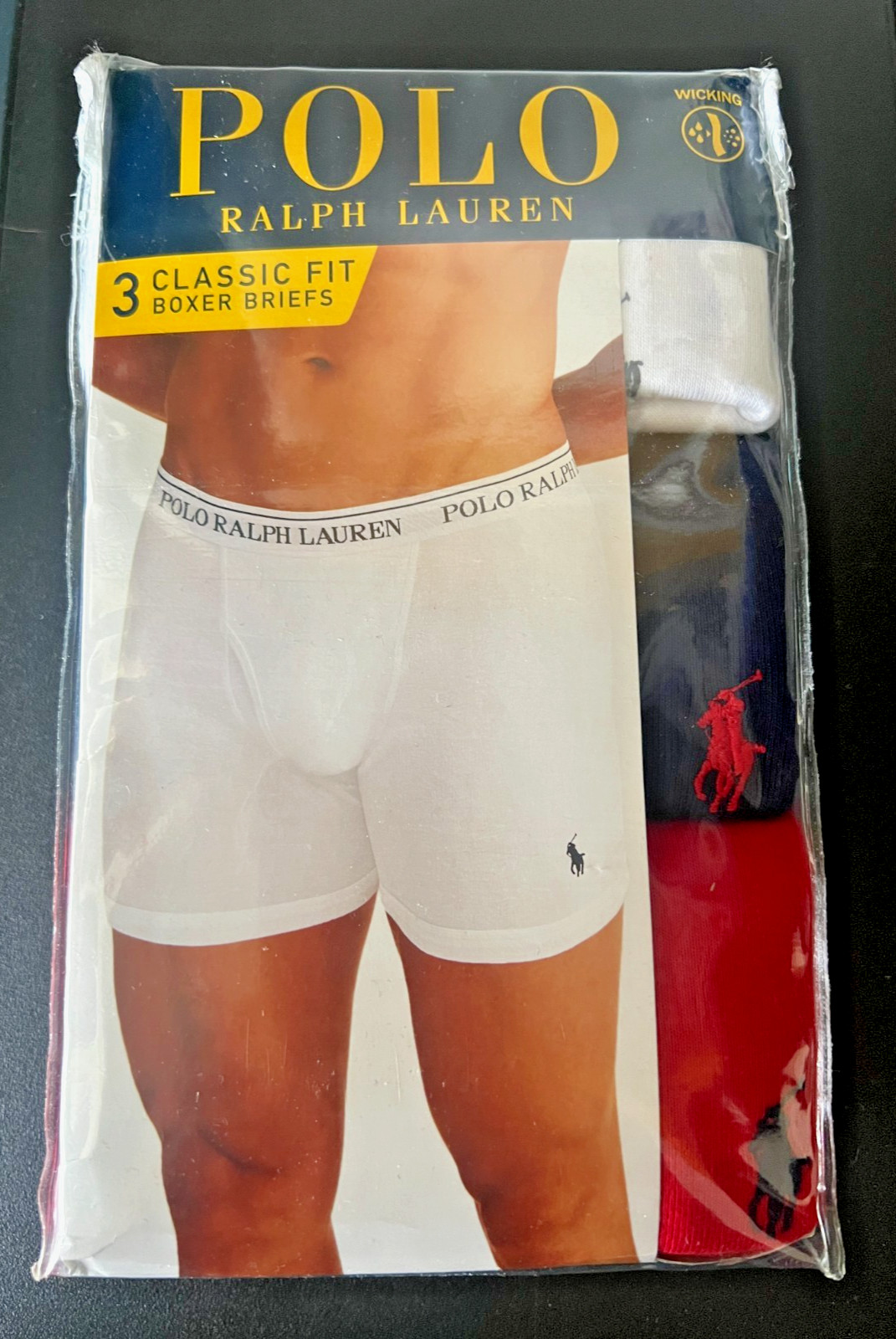 Polo Ralph Lauren Mens White 3-Pk Classic Fit Long Leg Cotton Boxer Briefs 2XL