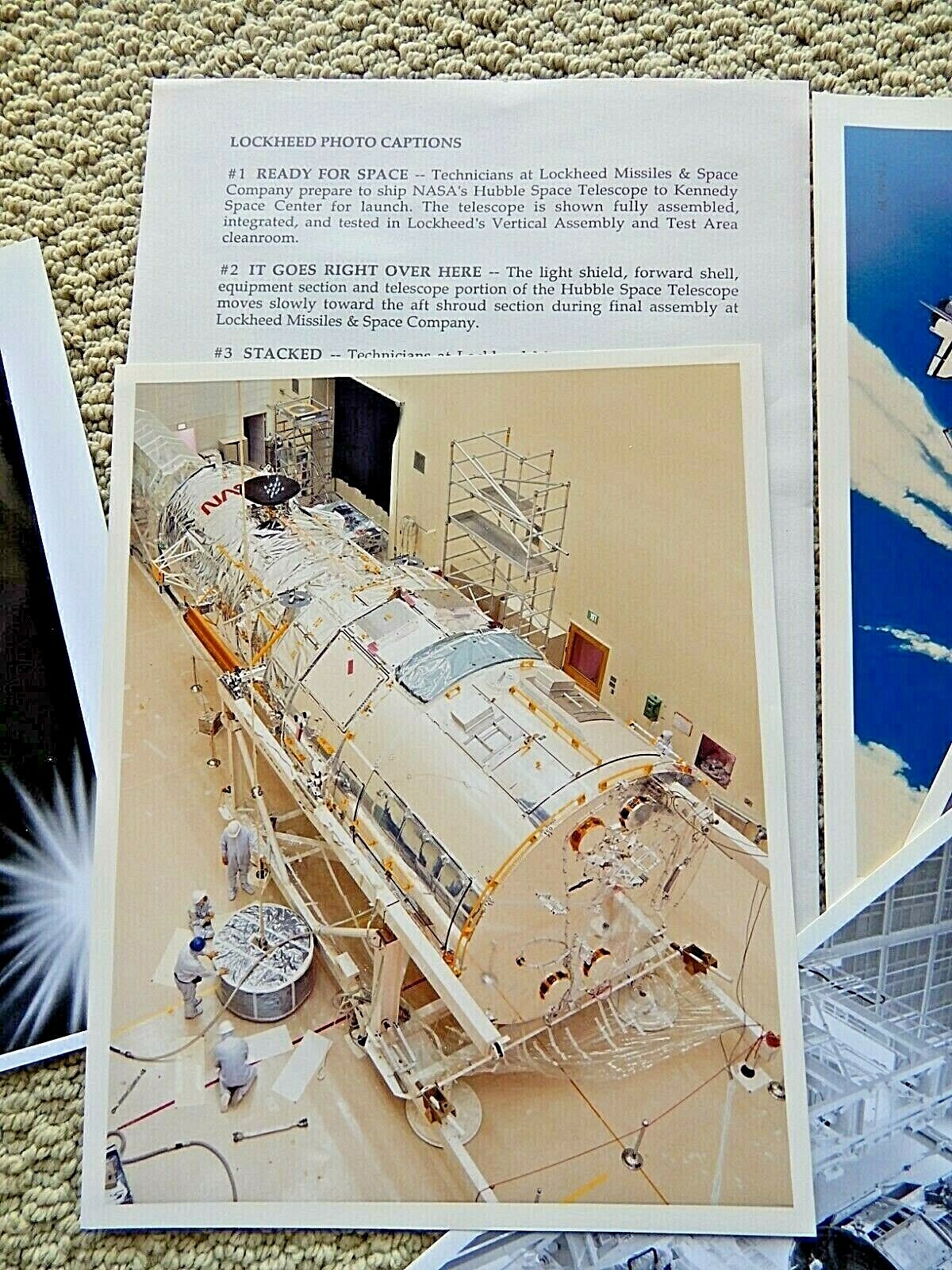 HUBBLE Space Telescope (Media Reference Guide) & Lockheed Missiles & Space Co.~