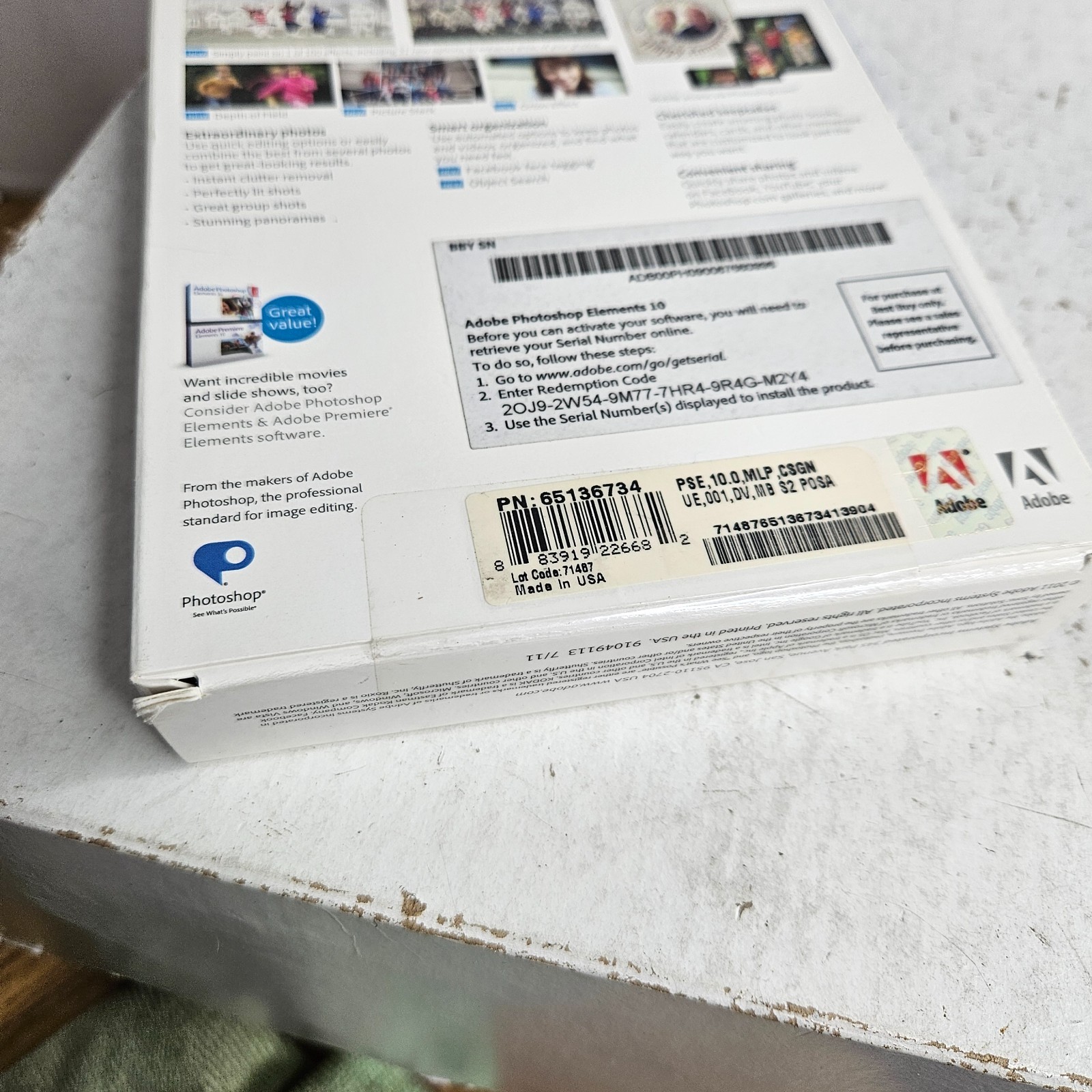 Adobe Photoshop Elements 10 for PC Mac New Sealed