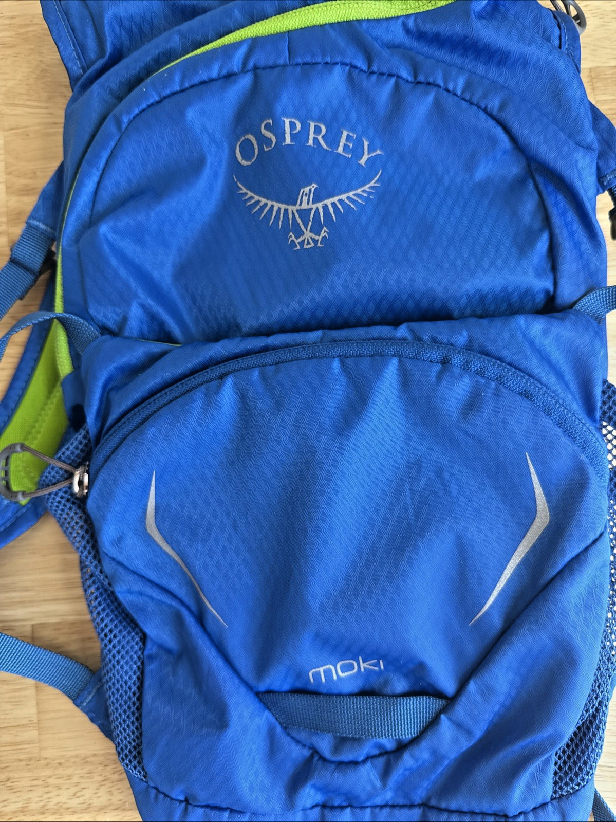 Osprey Moki Blue Hiking Hydration Backpack w/ 1.5L Bladder