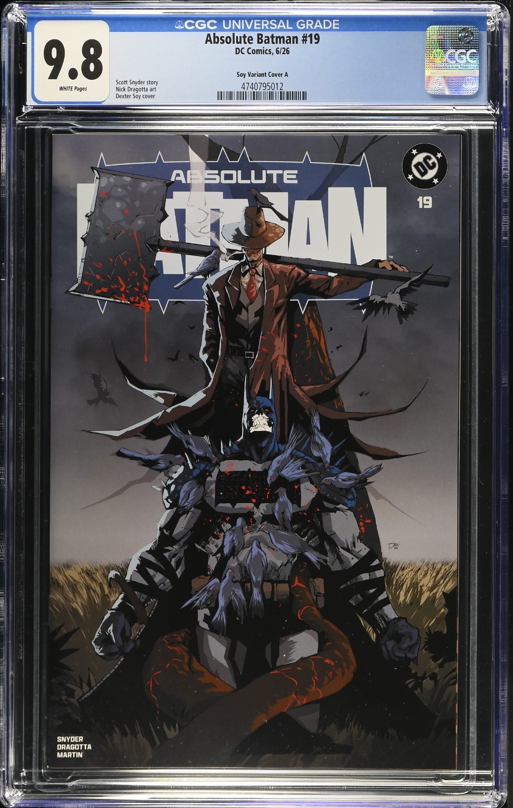 Absolute Batman #19 Dexter Soy Trade Exclusive CGC 9.8 LTD 2000