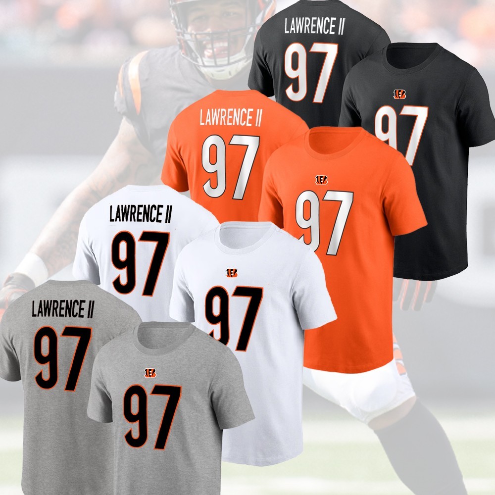 HOT - Dexter Lawrence II #97 Cincinnati Bengals 2026 Player Name & Number Fans