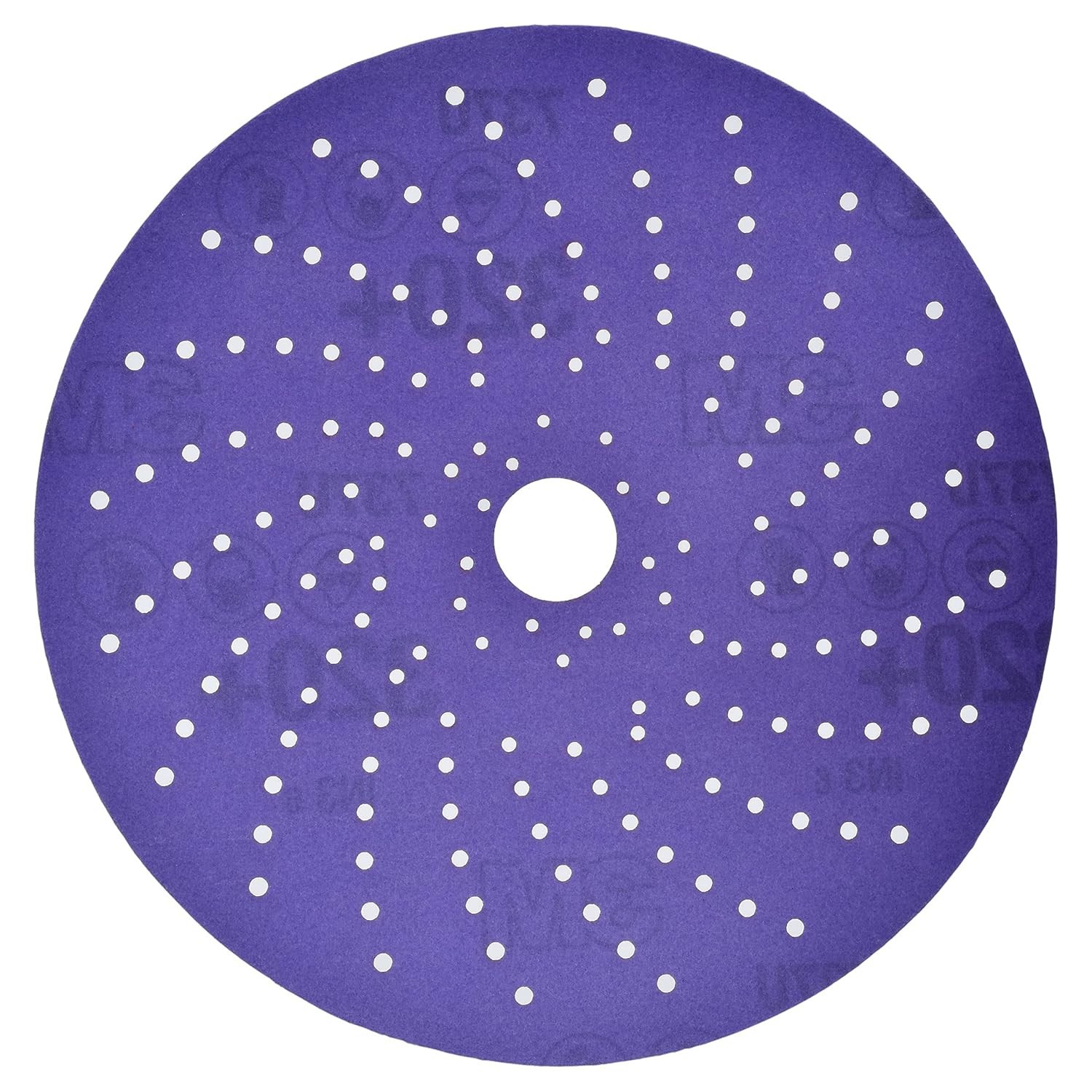 220 Pack 6 Inch P120 Grit Ceramic Multi-Hole Hook & Loop Discs Long Lasting