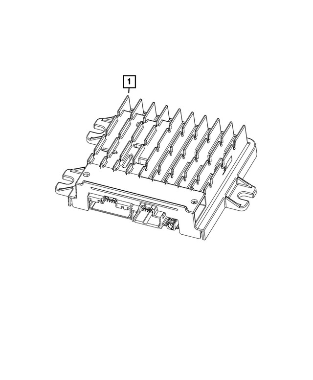 Genuine Mopar Central Adas Decision Module 04672801AS