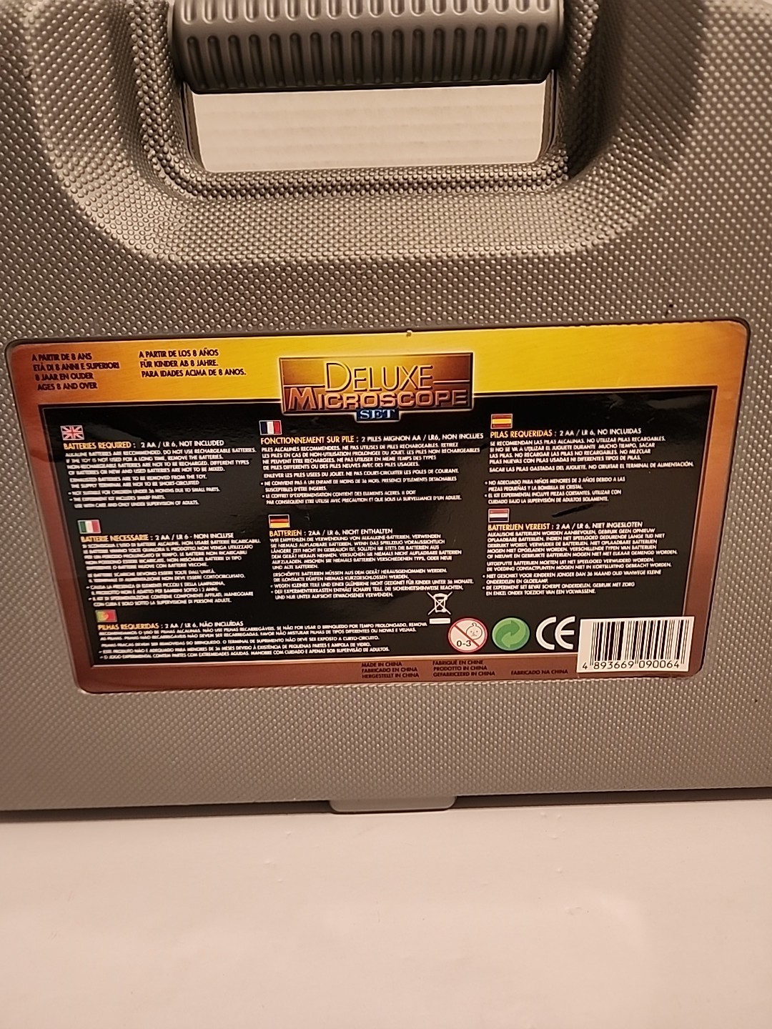 Micro Science Microscope Complete Set Deluxe With Carrying Case