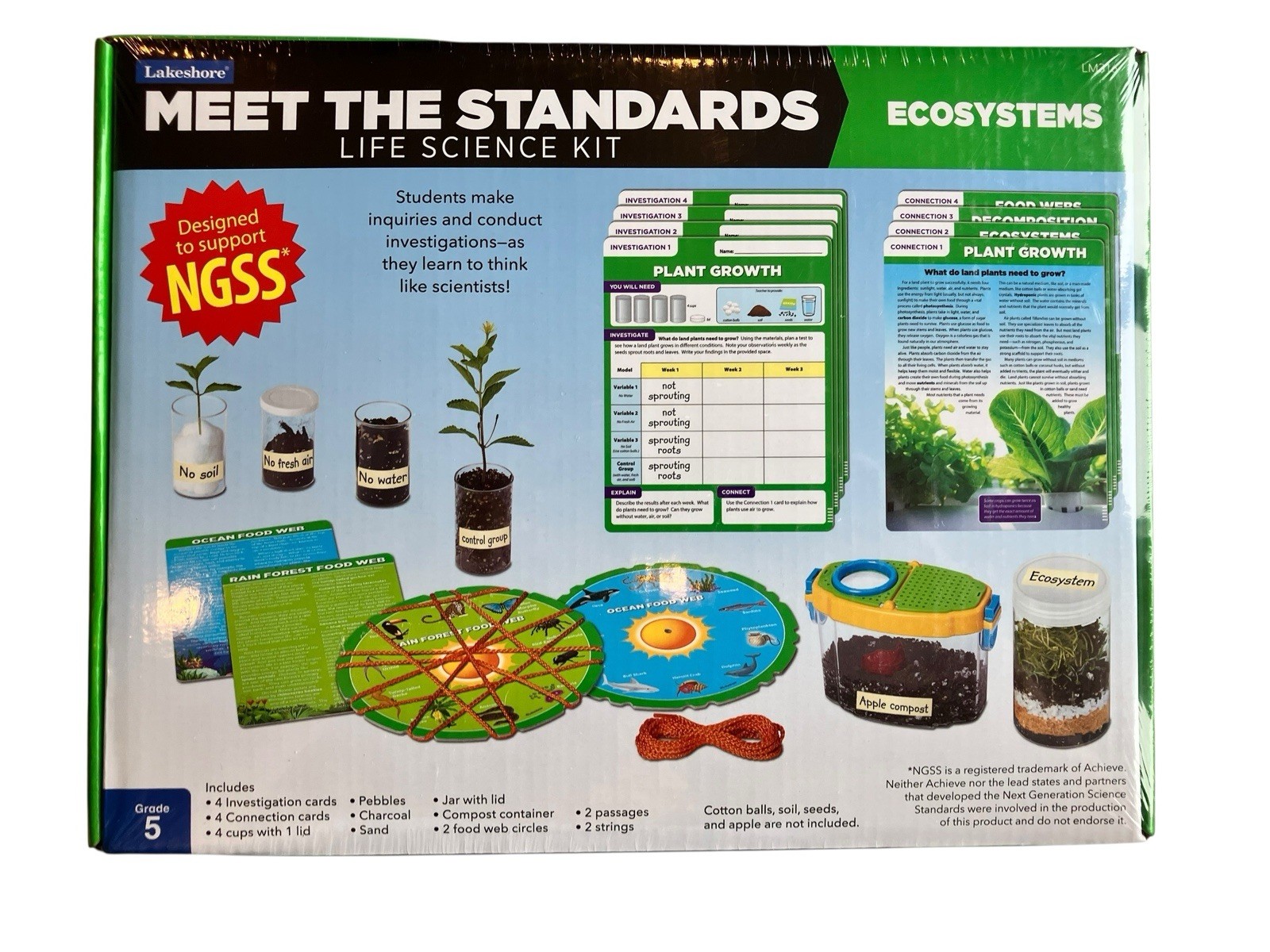 Home School Life Science Grade 5 Meet The Standards Lakeshore Meets NGSS New