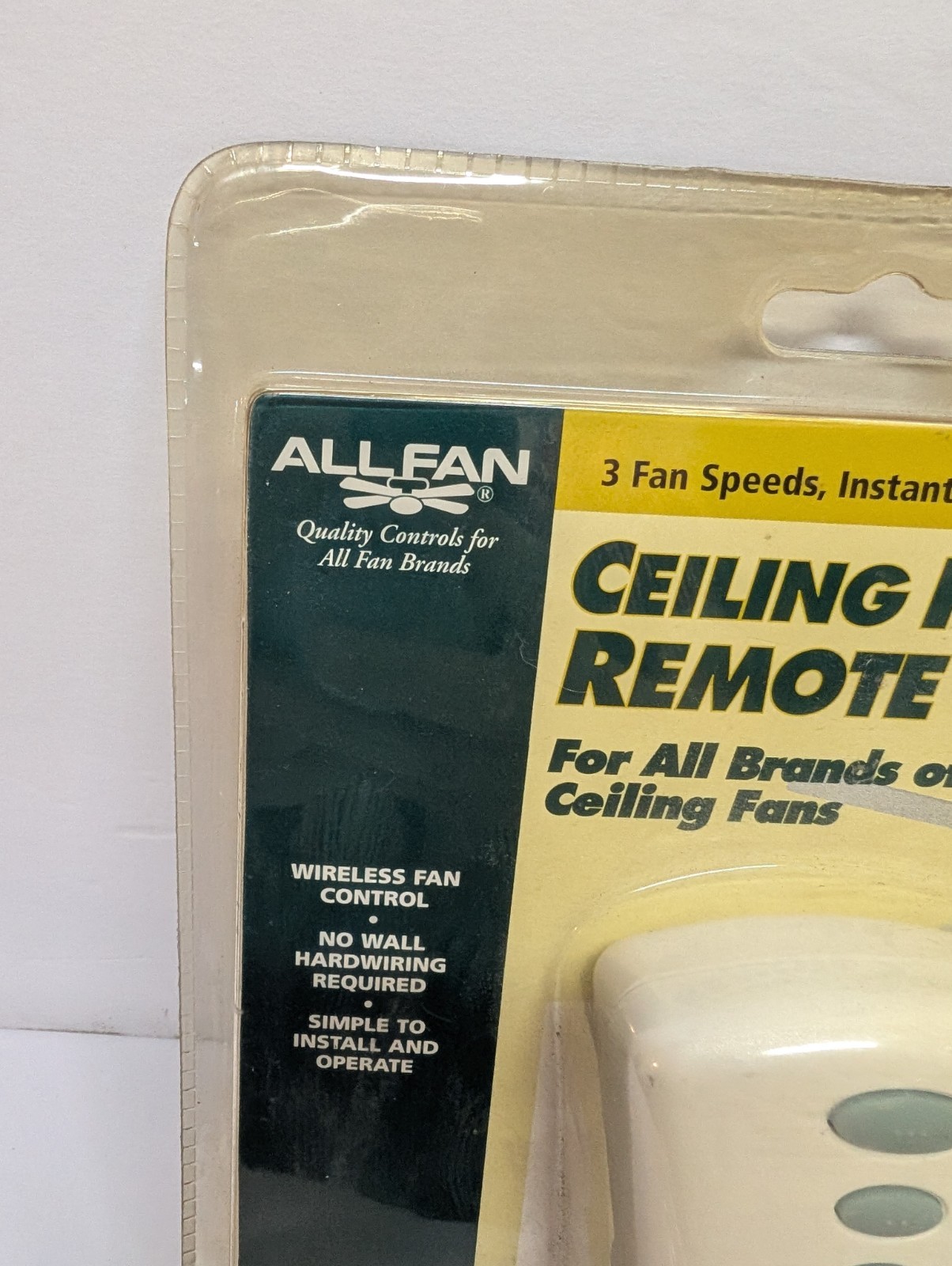 Hunter All Fan Ceiling Fan & Light Remote Control Model 27185 New PACKAGE DAMAGE