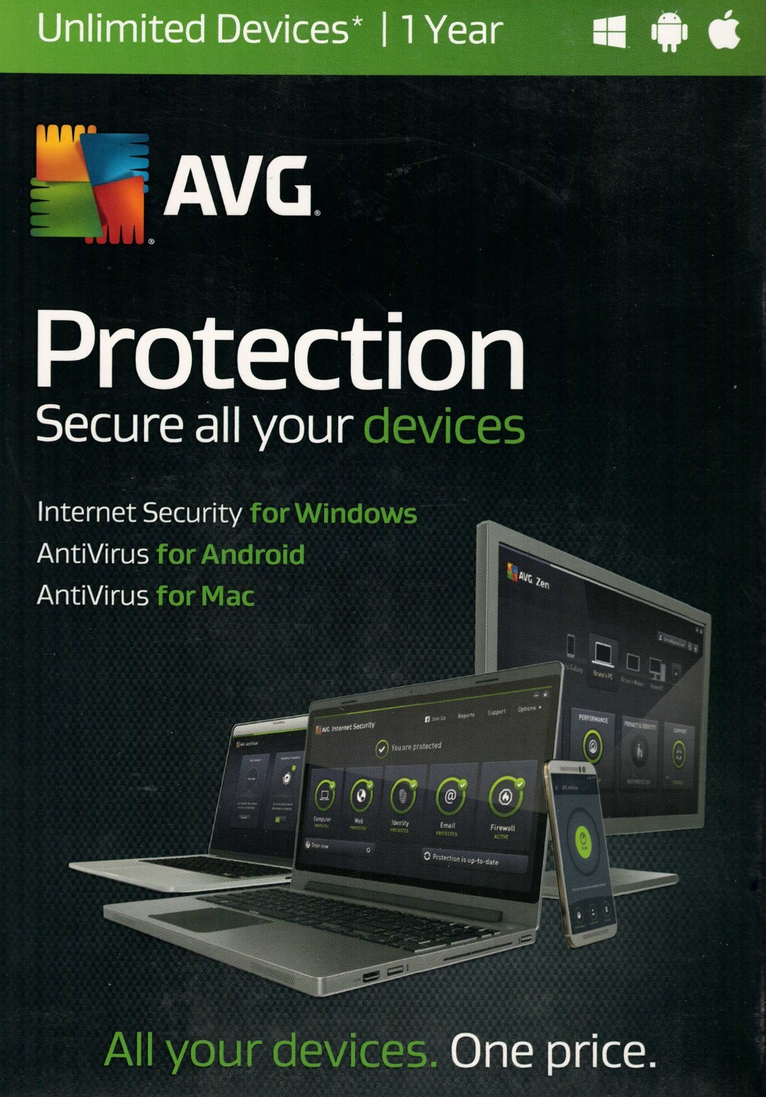AVG Antivirus 2015 | 10 PC & 1 Year | Product Key Card | Digital Download