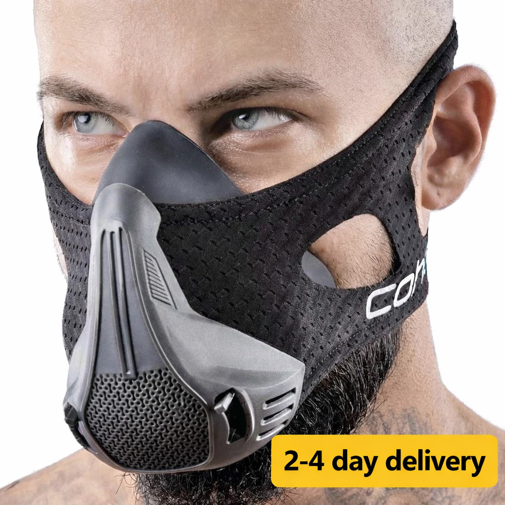 Workout Mask Breathing Mask for Men and Women - Adjustable Resistance Levels - I