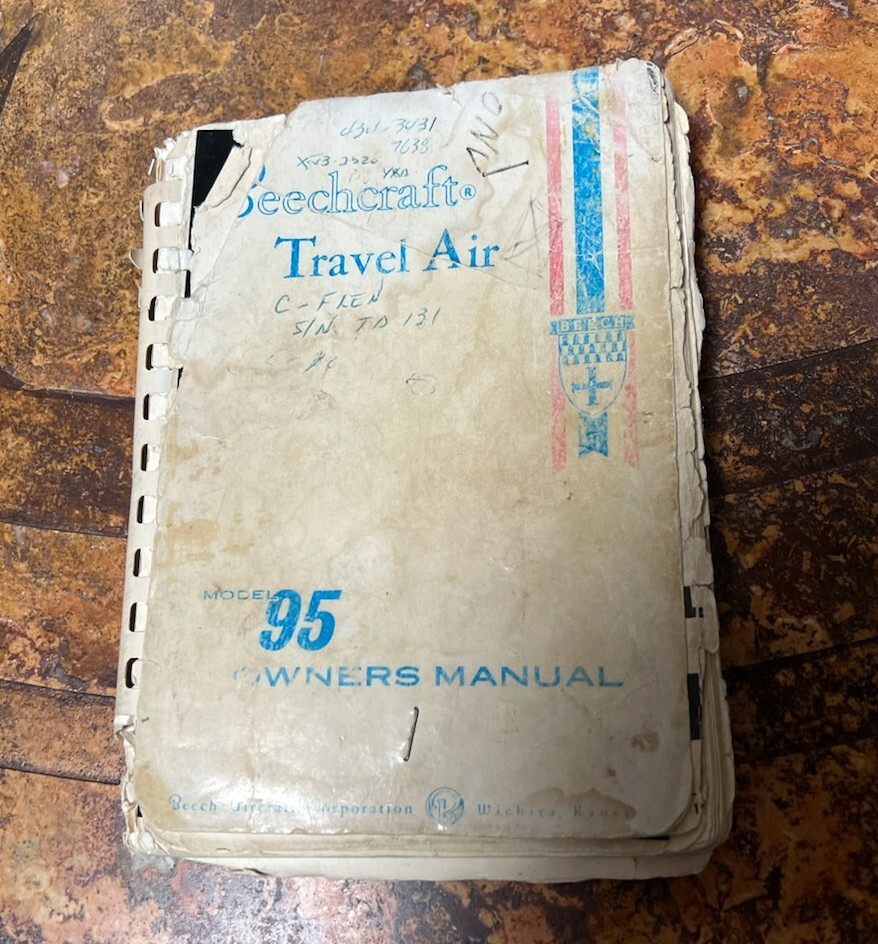 Beechcraft Travel Air Aircraft Owner’s Manual