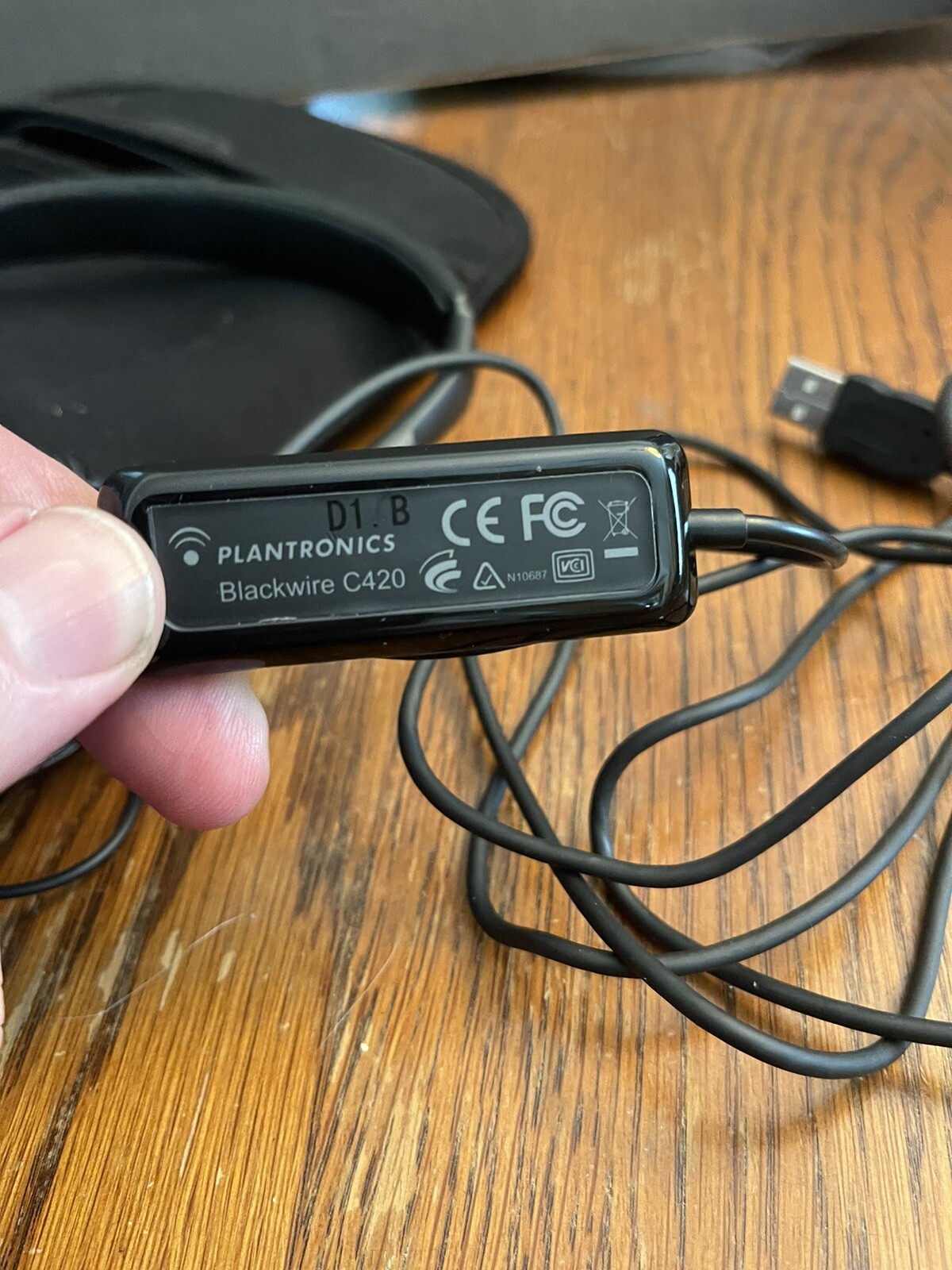 Plantronics Blackwire C420-M Wired USB Stereo Headset With Mic