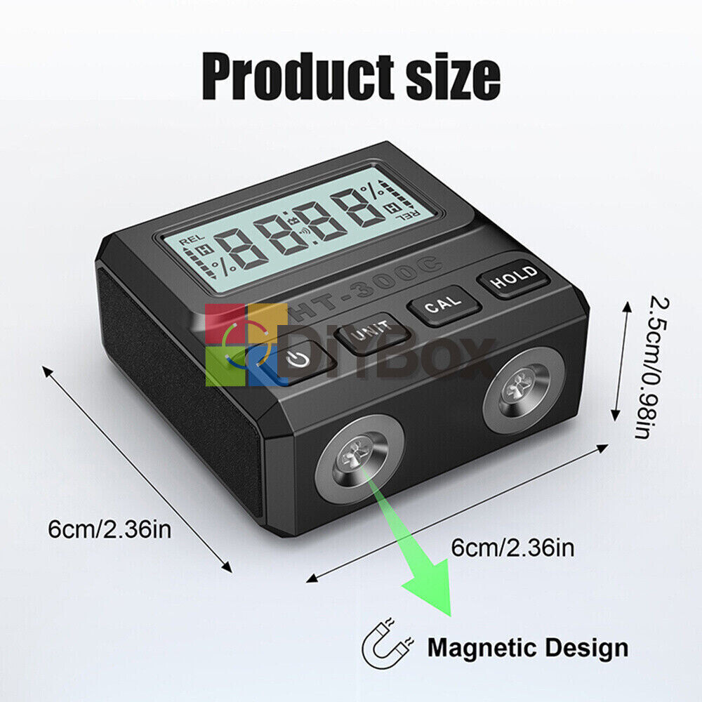 Magnetic Digital Protractor Angle Finder Bevel Gauge Inclinometer Level Meter