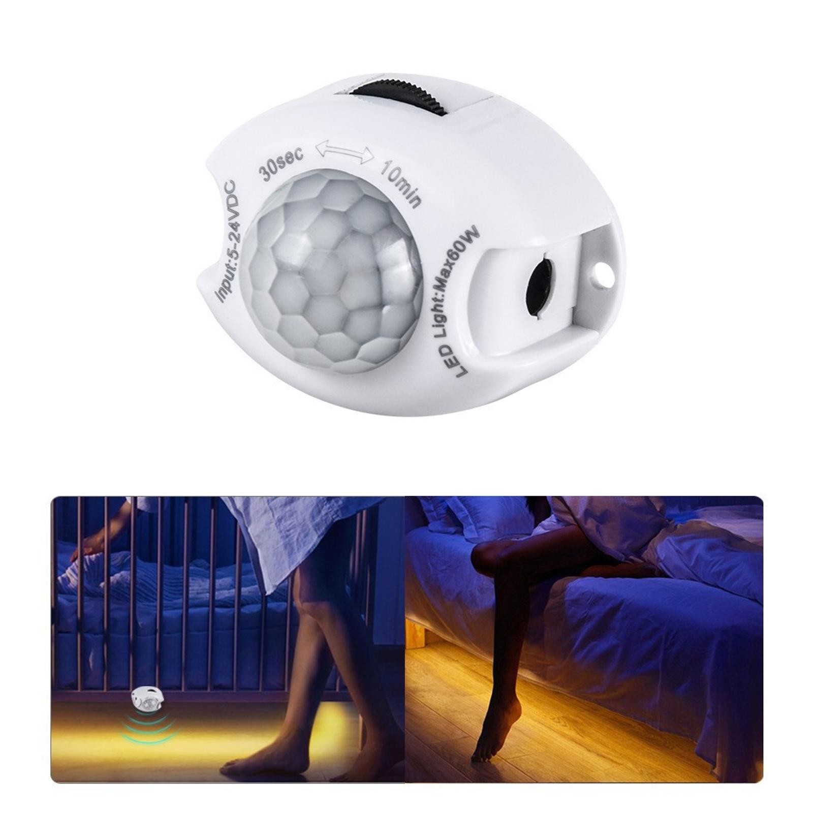 Motion Sensor DC 5V 24V Light Switch Movement Detector Automatic PIR Sen I