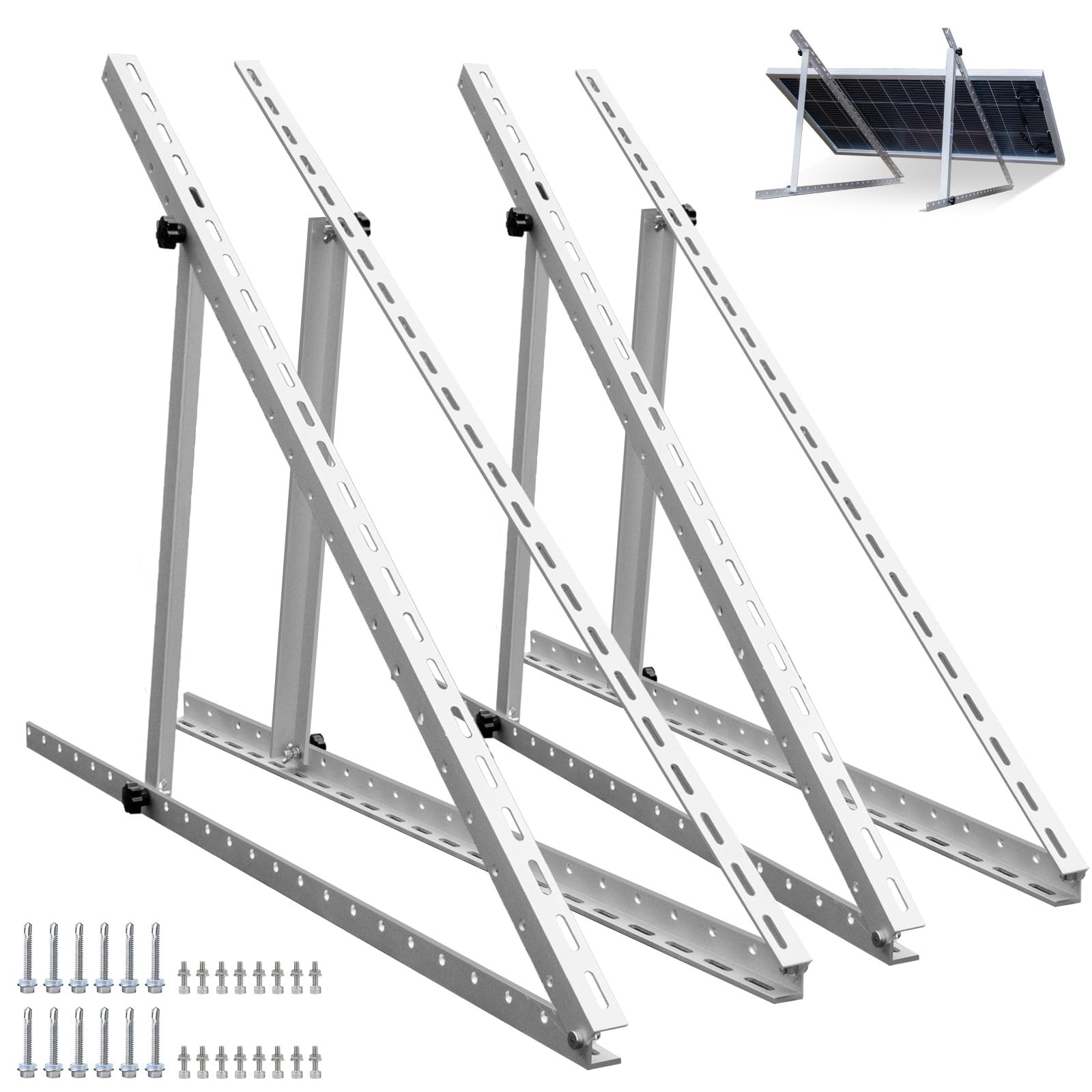 ECO-WORTHY 2 Sets 45inch Adjustable Solar Panel Tilt Mount Brackets... Fast Ship