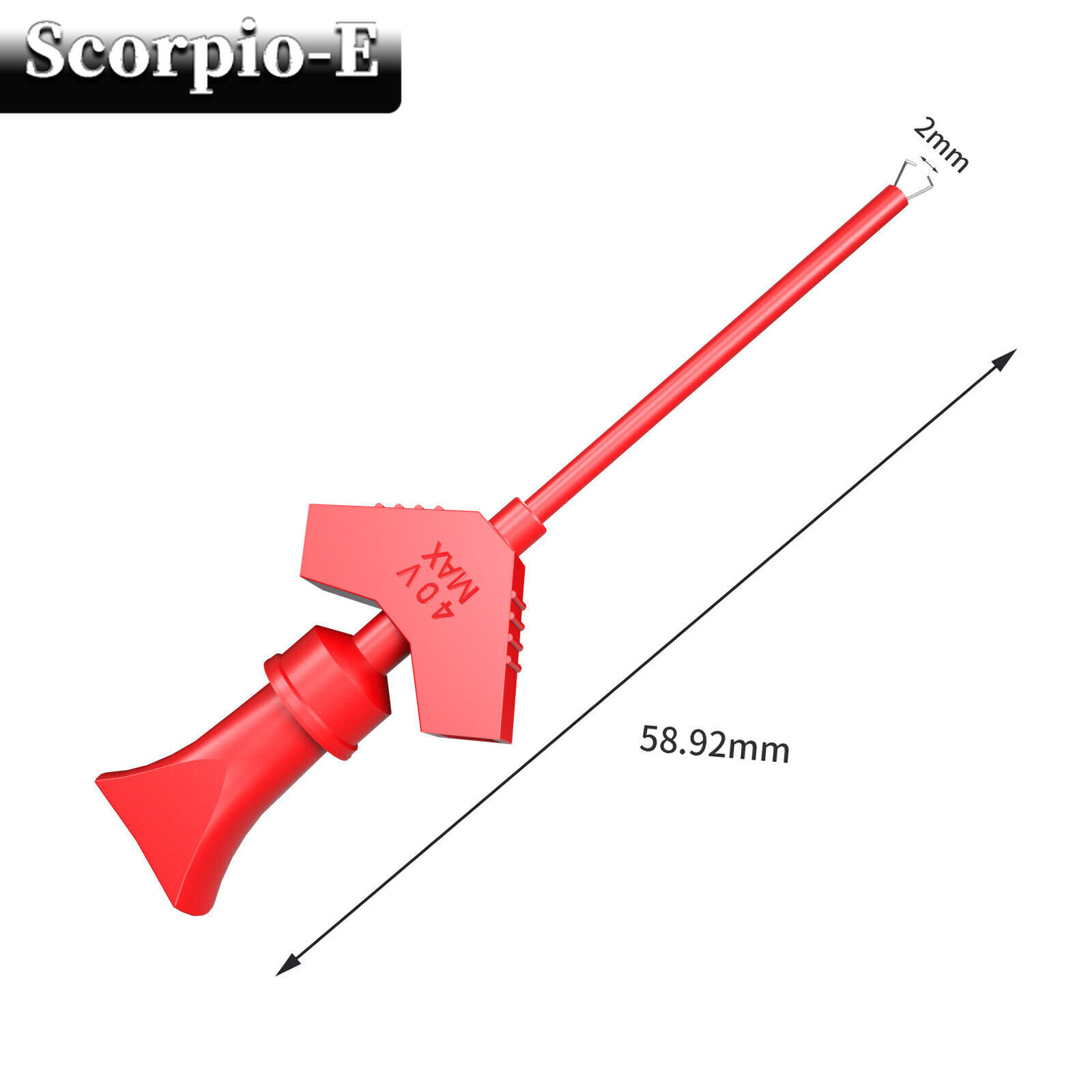 SMD IC Test Hook Clip Mini Grabber Jumper Probe for Logical Analyzer