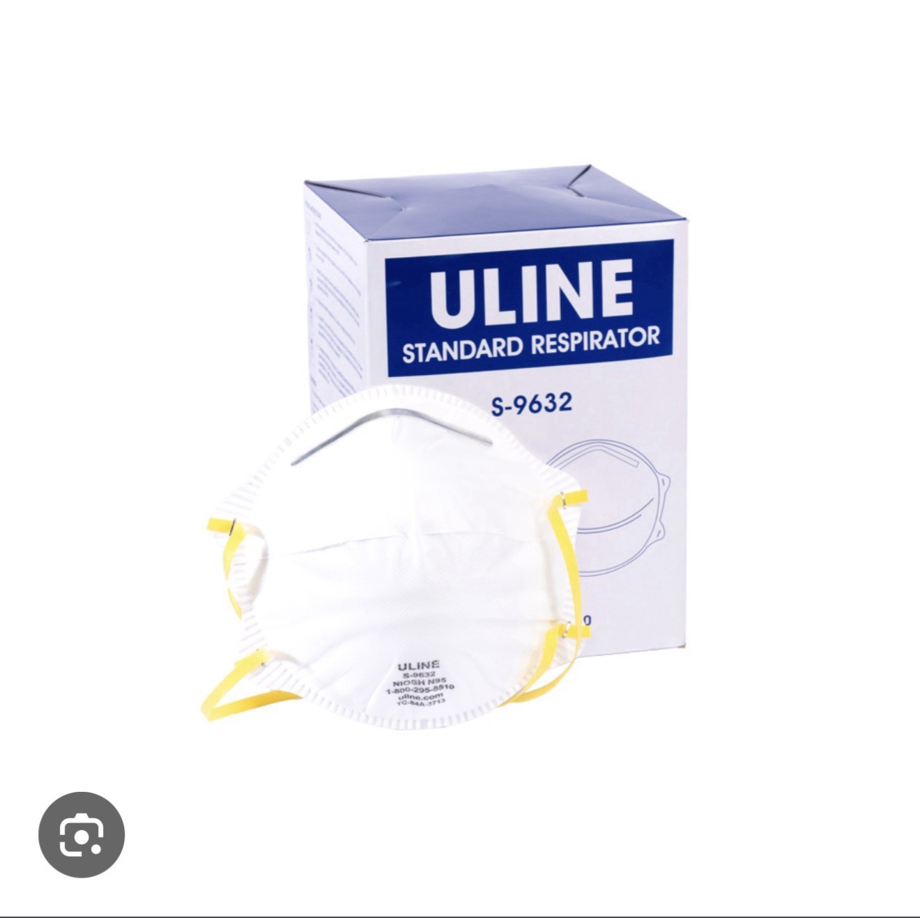 Uline S-9632 Standard Respirator Mask