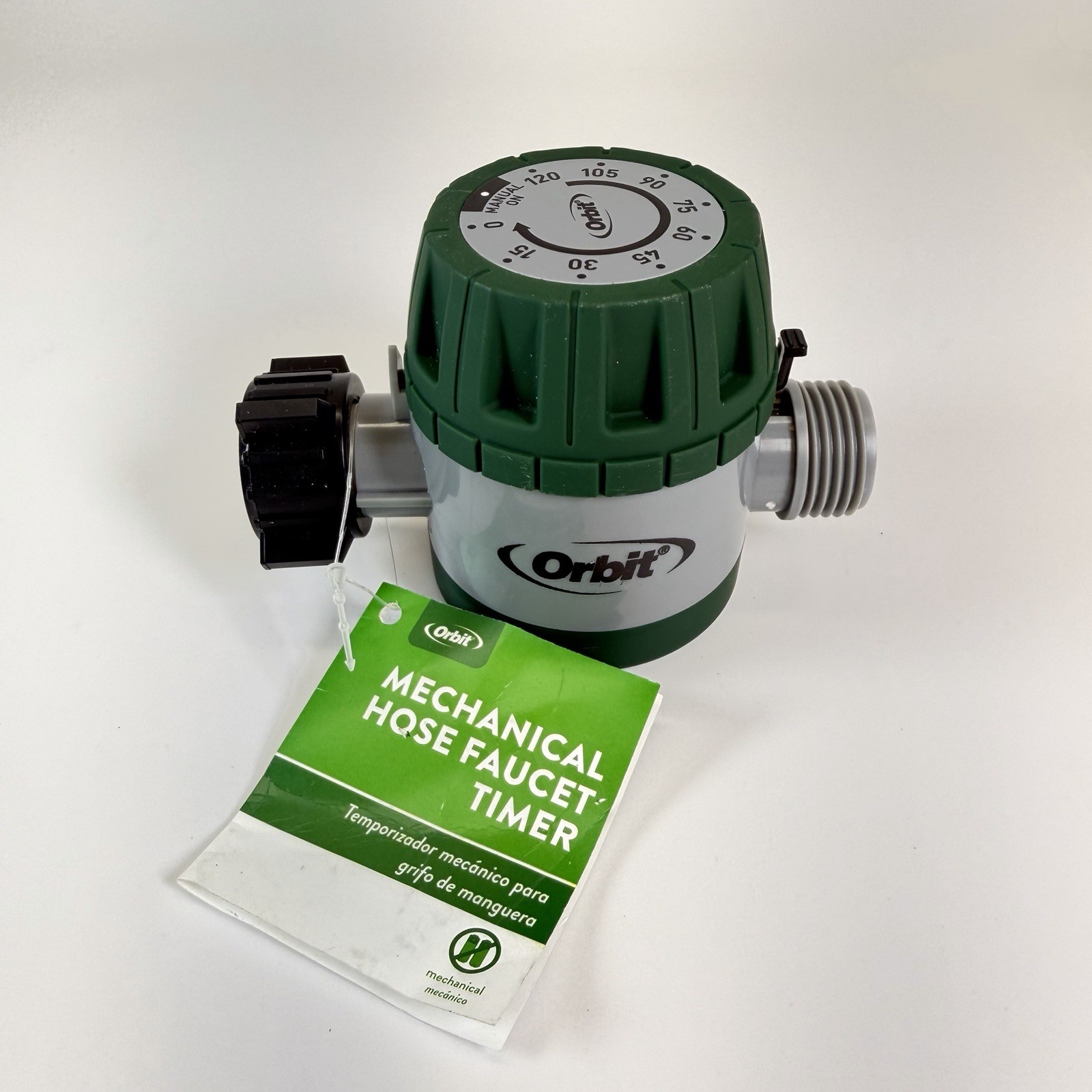 Orbit 62034 Mechanical Water Timer Easy-Grip Dial for Lawn & Garden Watering