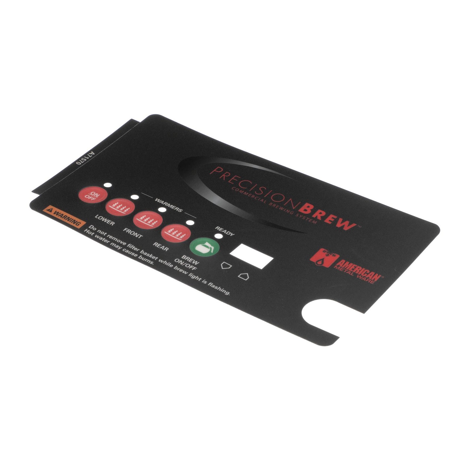 Grindmaster Cecilware Decal T-Pad B-3 Series A71570 - Genuine OEM Replacement