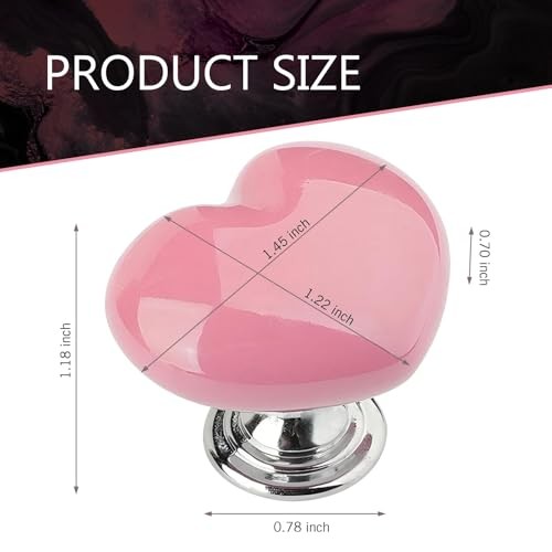 Car Start Button Cover, Heart-Shaped Decorative Engine Start-Stop 1 PC Pink